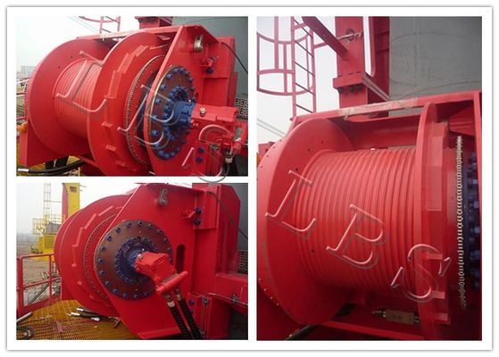Marine Boat Hydraulic Groove Winch For Oil Exploration